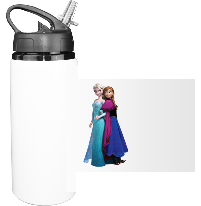 Sport Water Bottle - Elsa and Anna - Mfest