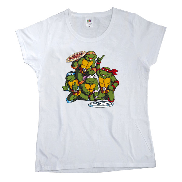 Women's T-shirt Fruit of the loom - Teenage Mutant Ninja Turtles 5 - Mfest