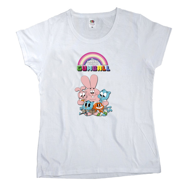 Women's T-shirt Fruit of the loom - The Amazing World of Gumball 1 - Mfest