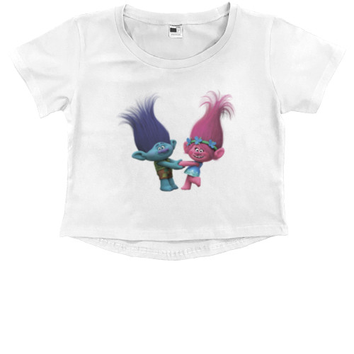 Kids' Premium Cropped T-Shirt - Trolls 7 - Mfest