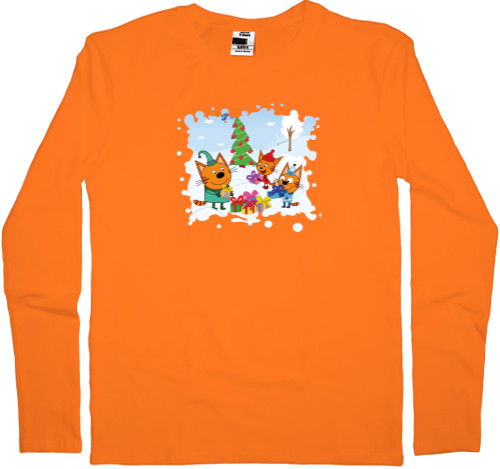 Women's Longsleeve Shirt - Three cats - Mfest