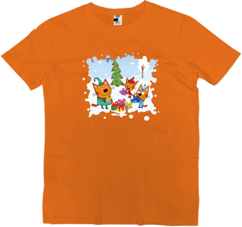 Kids' Premium T-Shirt - Three cats - Mfest