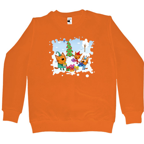 Women's Premium Sweatshirt - Three cats - Mfest