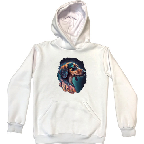 Unisex Hoodie - Dachshund art - Mfest