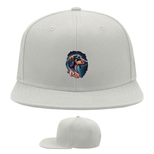 Snapback Baseball Cap - Dachshund art - Mfest