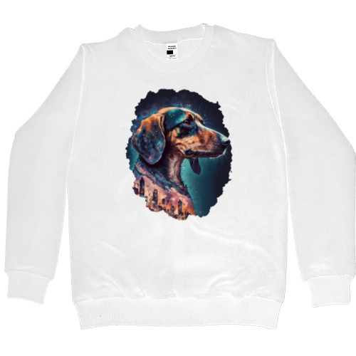 Men’s Premium Sweatshirt - Dachshund art - Mfest