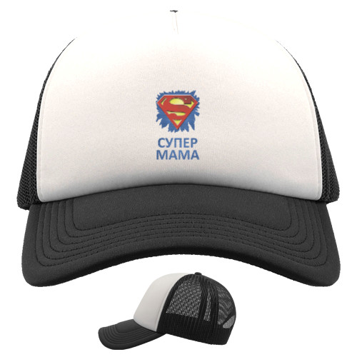 Kids' Trucker Cap - Super MOM superman - Mfest