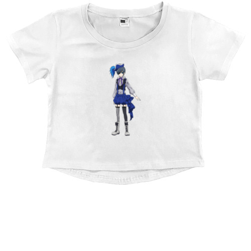 Kids' Premium Cropped T-Shirt - Ciel Phantomhive - Mfest