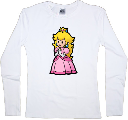 Women's Longsleeve Shirt - Princess Peach - Mfest