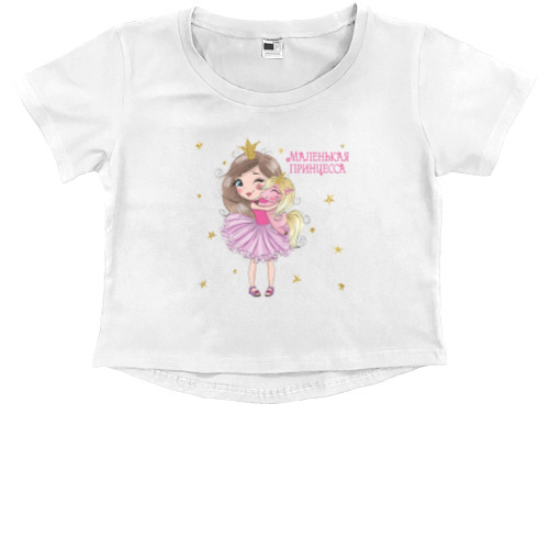 Kids' Premium Cropped T-Shirt - Little Princess - Mfest