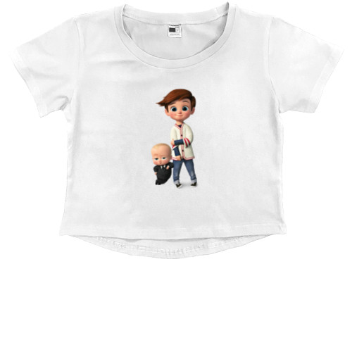 Босс-молокосос - Kids' Premium Cropped T-Shirt - The Boss Baby - Mfest