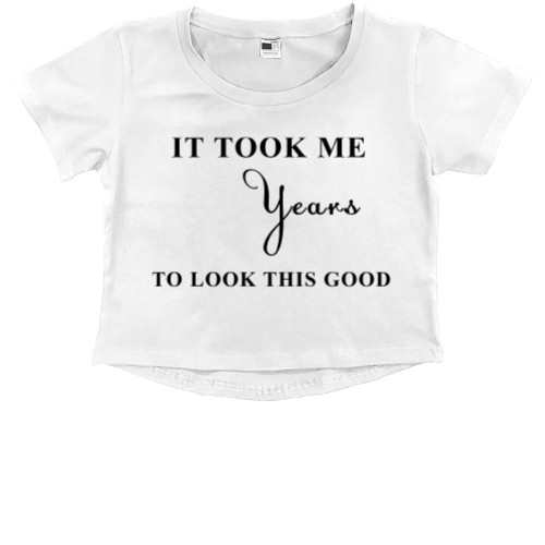 Kids' Premium Cropped T-Shirt - IT TOOK ME - Mfest