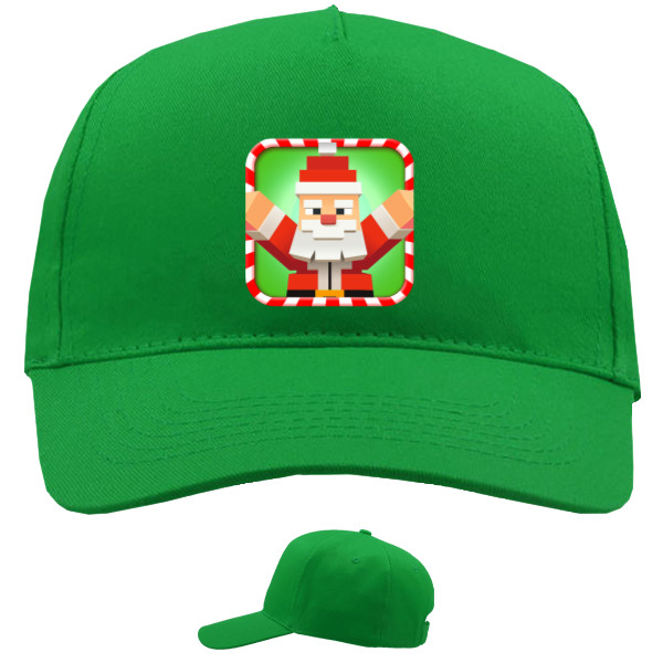 Baseball Caps - 5 panel - Santa in Minecraft - Mfest