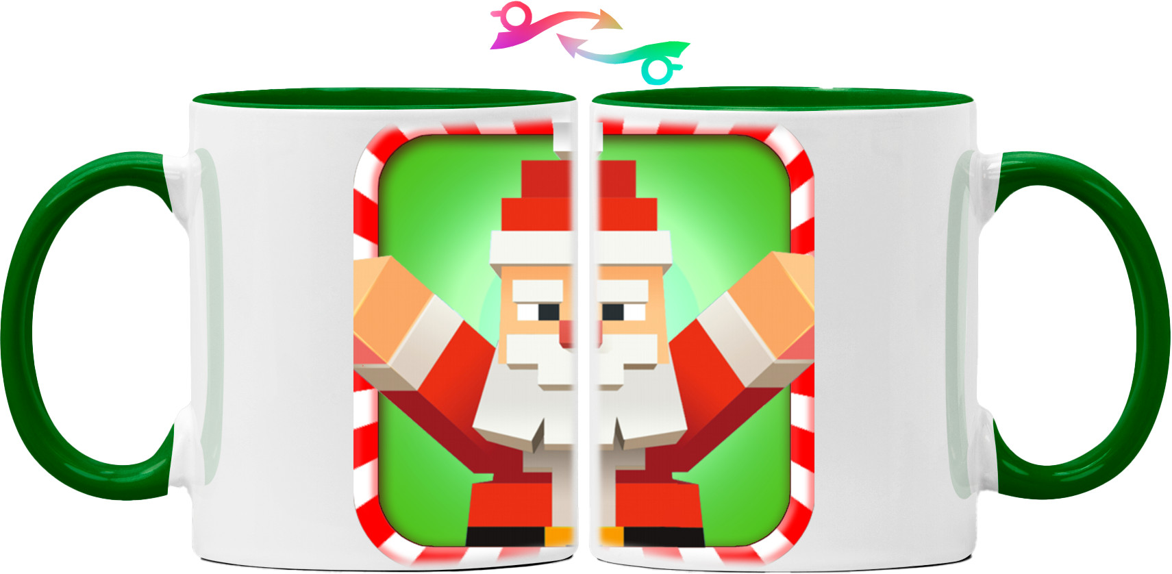 Mug - Santa in Minecraft - Mfest