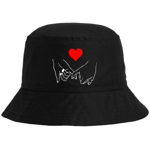 Bucket Hat - hands heart 1 - Mfest