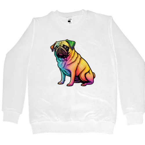 rainbow pug