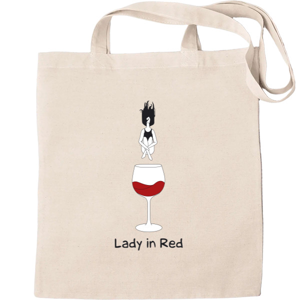 Tote Bag - Lady in Red - Mfest