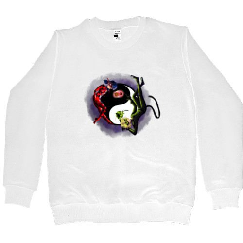 Men’s Premium Sweatshirt - Lady Bug and Super Cat 3 - Mfest