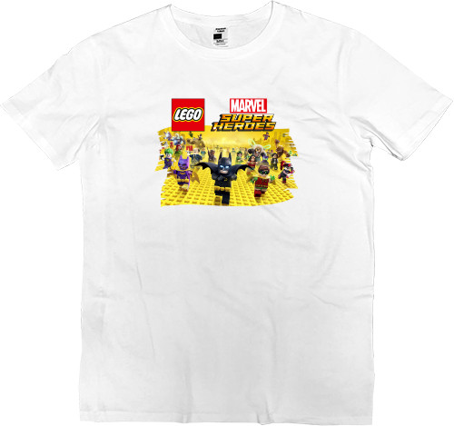 Men’s Premium T-Shirt - Lego Marvel Super Heroes - Mfest