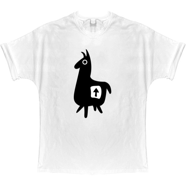 T-shirt Oversize - llama fortnite - Mfest