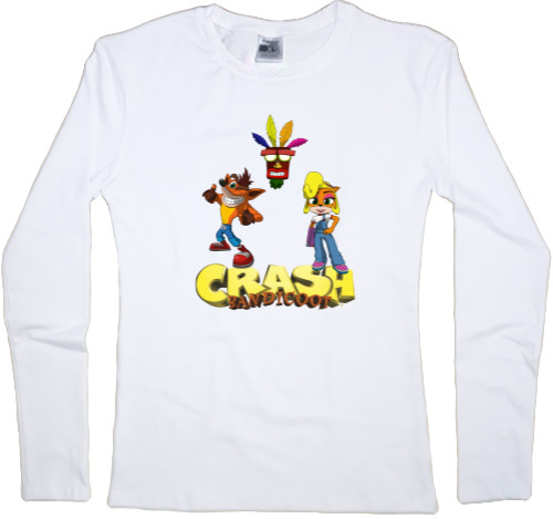 Women's Longsleeve Shirt - Crash Bandicoot - Mfest