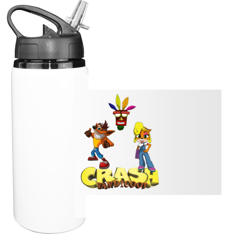 Sport Water Bottle - Crash Bandicoot - Mfest