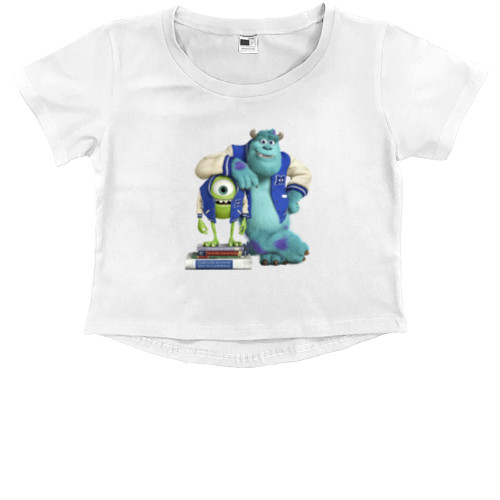 Kids' Premium Cropped T-Shirt - Monsters corporation - Mfest