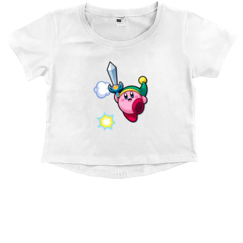 Kids' Premium Cropped T-Shirt - Kirby - Mfest