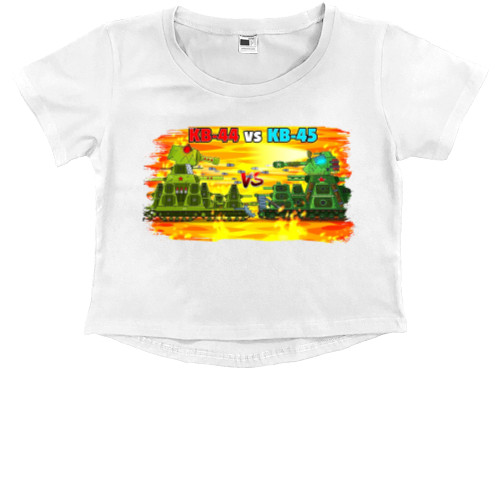 Kids' Premium Cropped T-Shirt - sq. 44 and sq. 45 - Mfest