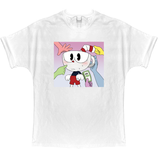 T-shirt Oversize - Cuphead - Mfest