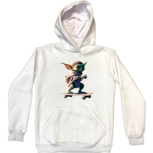 Unisex Hoodie - Yoda on a skateboard - Mfest