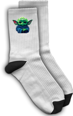 Socks - Yoda art - Mfest