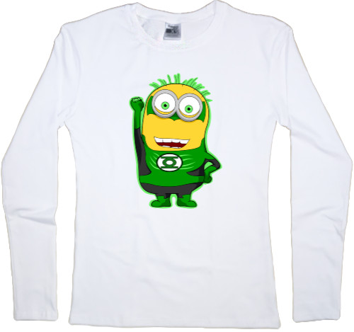 Women's Longsleeve Shirt - Green Lantern Minion - Mfest