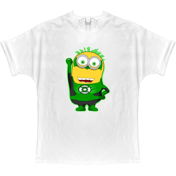 T-shirt Oversize - Green Lantern Minion - Mfest