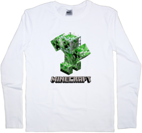 Kids' Longsleeve Shirt - minecraft creeper - Mfest