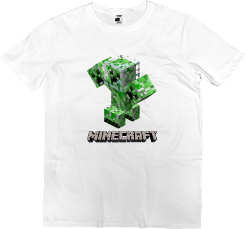 Men’s Premium T-Shirt - minecraft creeper - Mfest