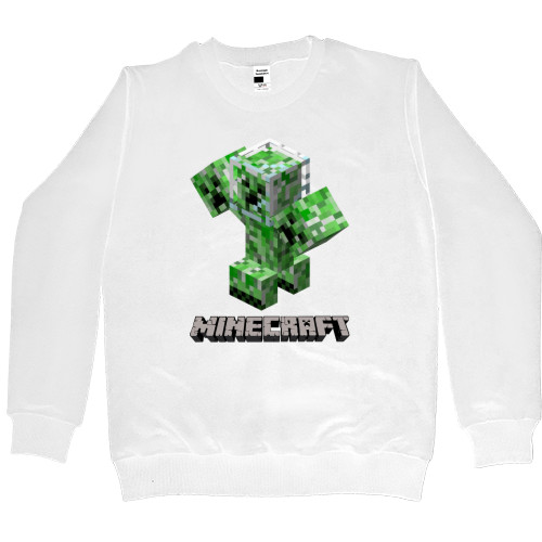 Women's Premium Sweatshirt - minecraft creeper - Mfest