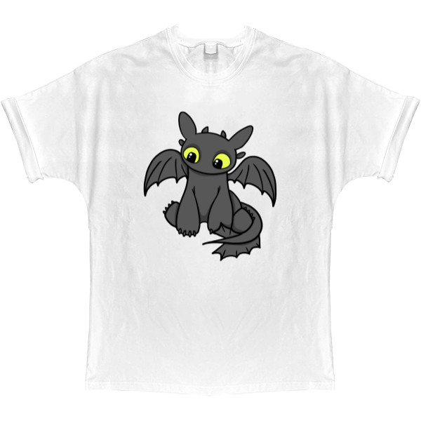 T-shirt Oversize - Toothless - Mfest