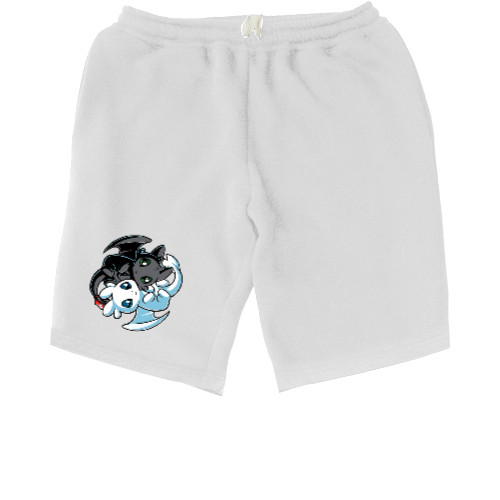 Men's Shorts - Toothless and Fury - Mfest