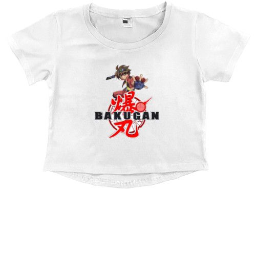 Kids' Premium Cropped T-Shirt - Bakugan - Mfest