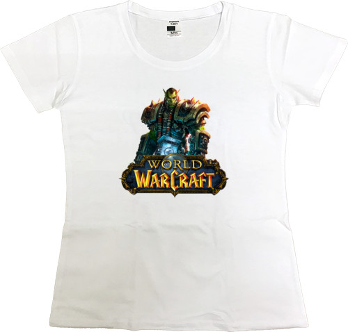 Women's Premium T-Shirt - world of warcraft Hero 2 - Mfest