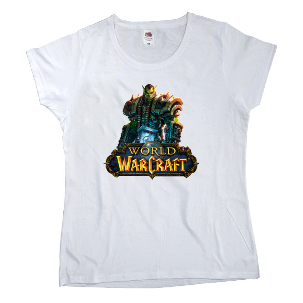 Women's T-shirt Fruit of the loom - world of warcraft Hero 2 - Mfest