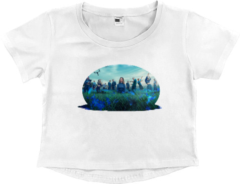 Women's Cropped Premium T-Shirt - Welcome to Eden - Mfest