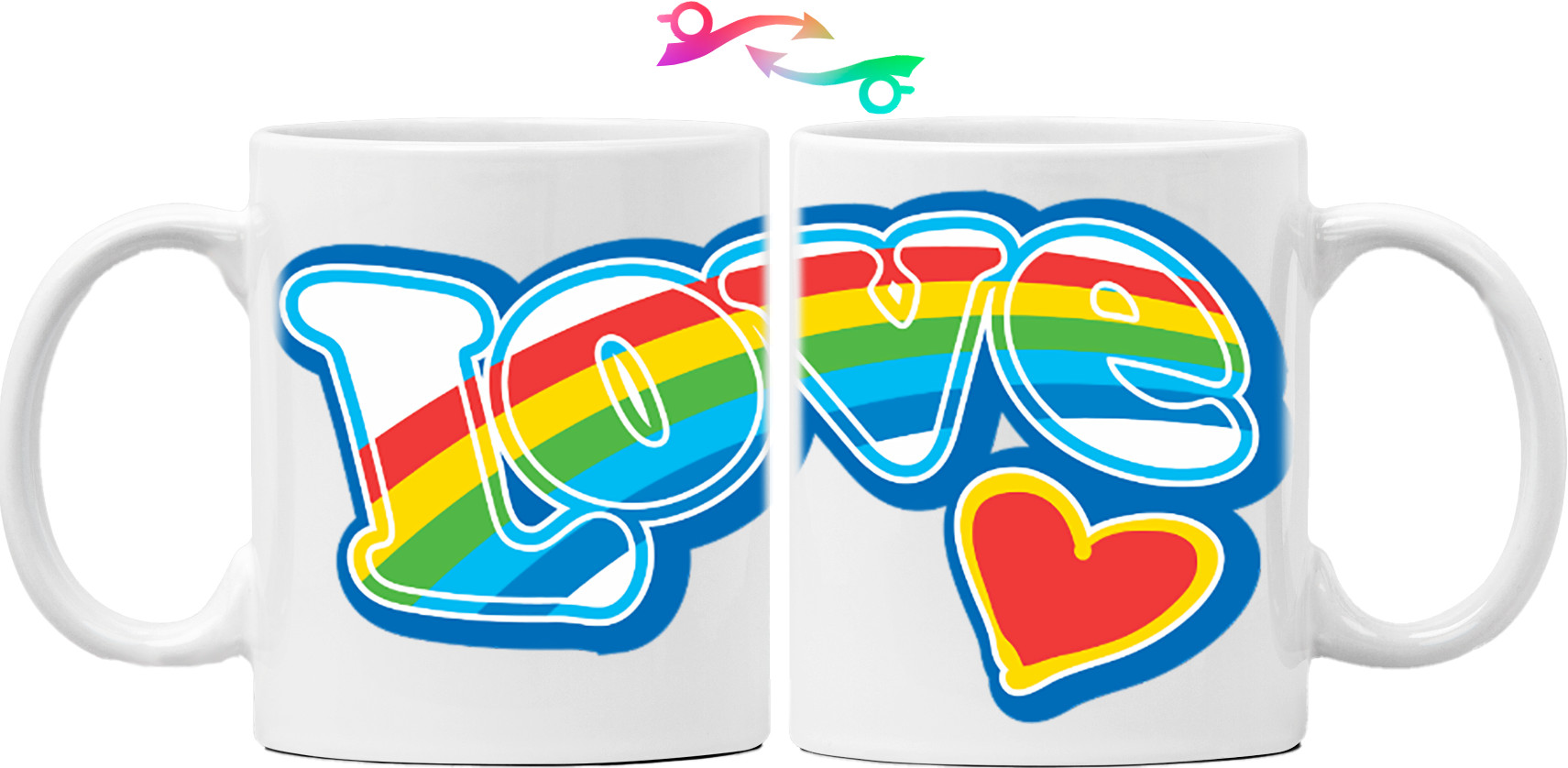 Mug - love rainbow - Mfest