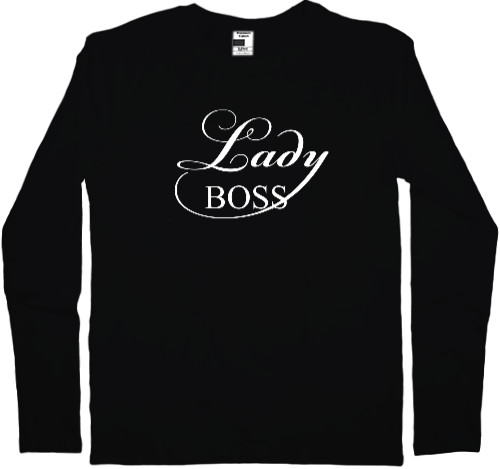 Футболка з Довгим Рукавом Чоловіча - Lady boss - Mfest