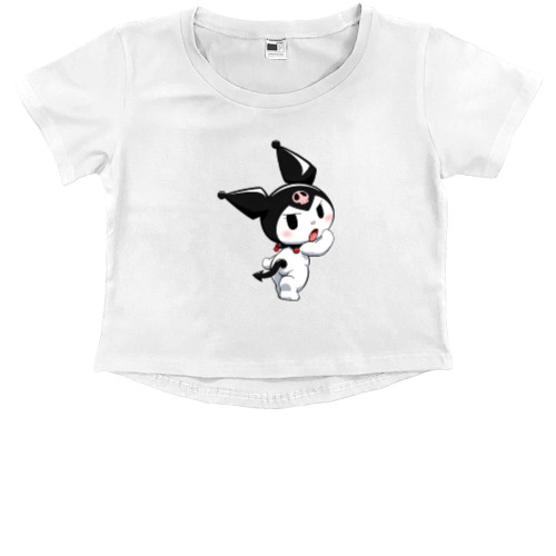 Kids' Premium Cropped T-Shirt - Kuromi 2 - Mfest