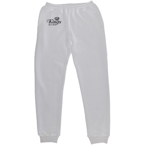 Kids' Sweatpants - KINGS ARE BORN IN - Mfest