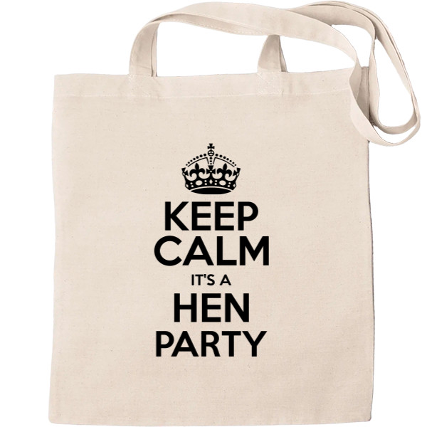 Свадьба - Tote Bag - Keep calm It's a hen party - Mfest