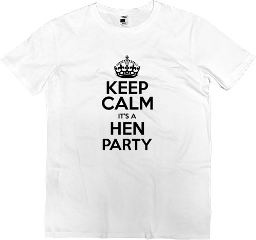 Футболка Преміум Дитяча - Keep calm It's a hen party - Mfest