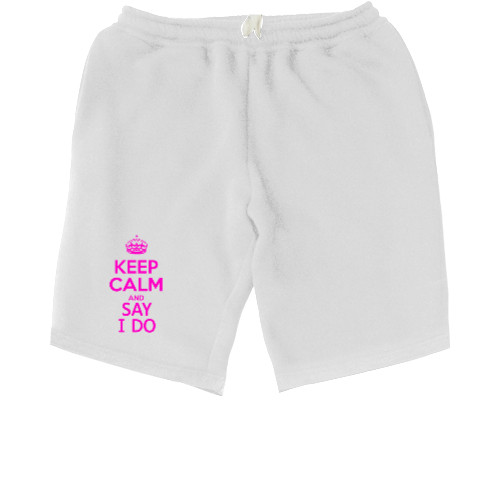 Kids' Shorts - keep calm and say i do - Mfest